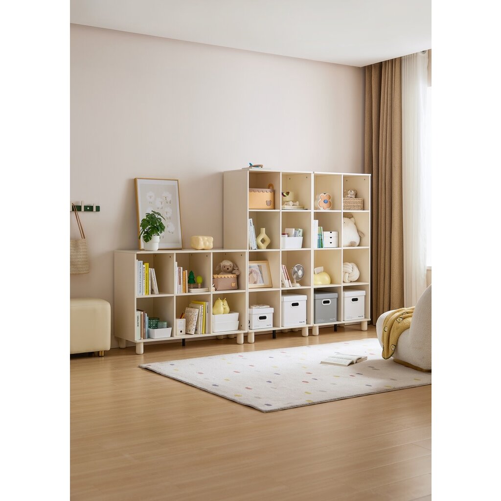 Mini bibliothèque x6 blanc