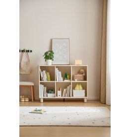 Mini bibliothèque x6 blanc