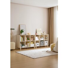 Mini bibliothèque x6 blanc