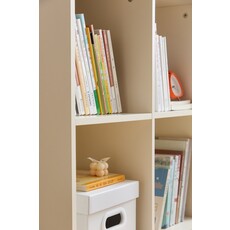 Mini bibliothèque x6 blanc