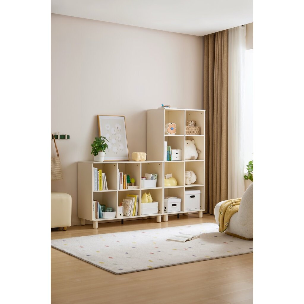 Mini bibliothèque x6 blanc