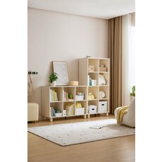 Mini bibliothèque x6 blanc