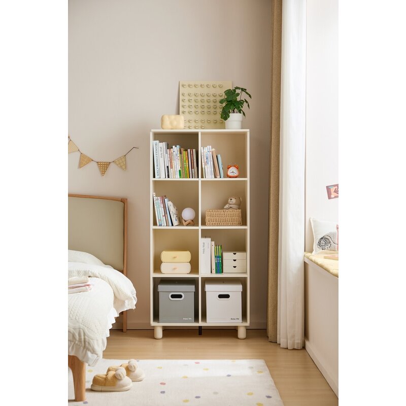 Mini bibliothèque x8 blanc