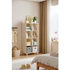 Mini bibliothèque x8 blanc