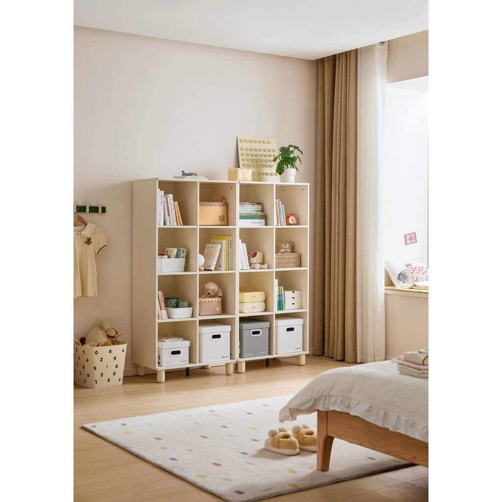 Mini bibliothèque x8 blanc