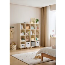 Mini bibliothèque x8 blanc