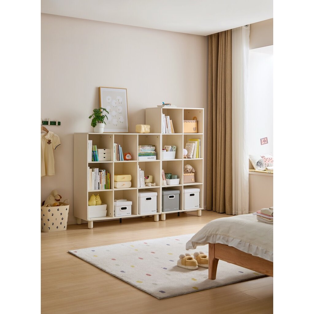 Mini bibliothèque x8 blanc