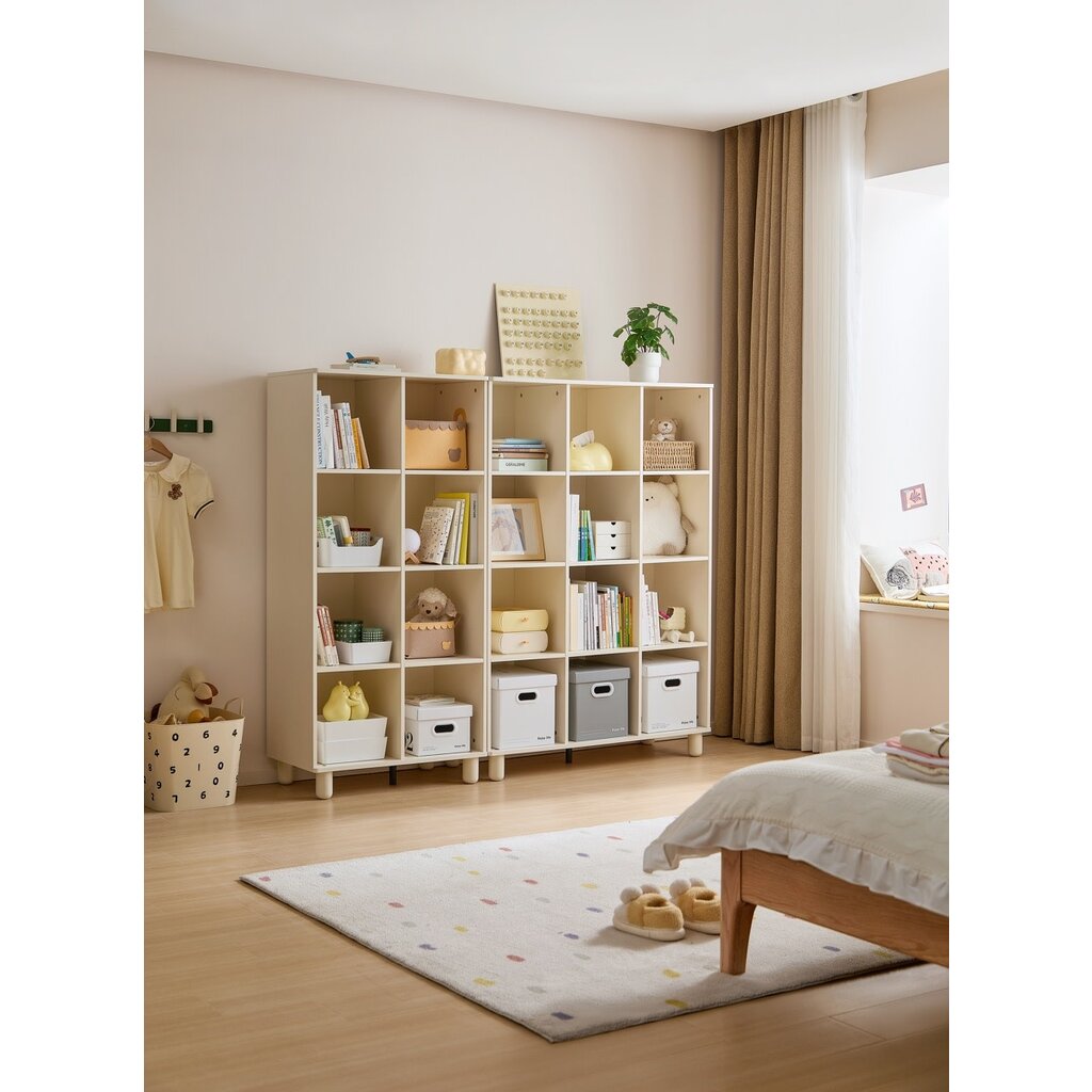 Mini bibliothèque x8 blanc