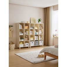 Mini bibliothèque x8 blanc