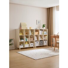 Mini bibliothèque x9 blanc