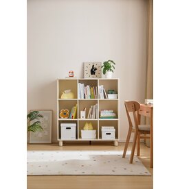 Mini bibliothèque x9 blanc