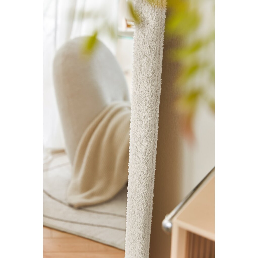 Miroir contour chenille Beige 52x60x161 cm