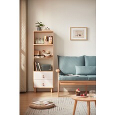 Étagère 2 tiroirs lanières 150 cm