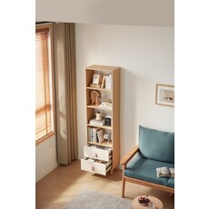 Étagère 2 tiroirs lanières 185 cm
