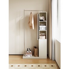 Porte vêtement avec miroir intégré 90x40x186 cm