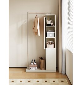 Porte vêtement avec miroir intégré 90x40x186 cm