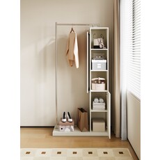Porte vêtement avec miroir intégré 90x40x186 cm