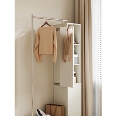 Porte vêtement avec miroir intégré 90x40x186 cm