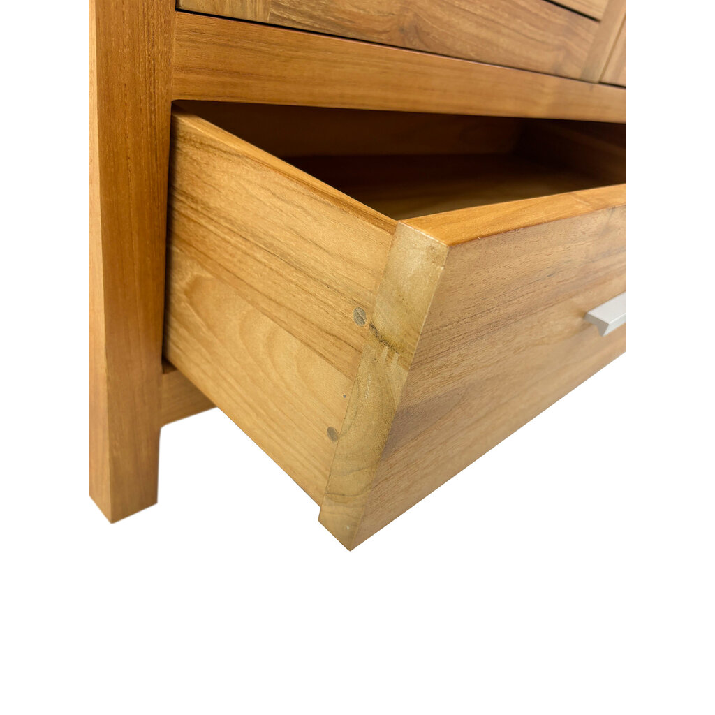Armoire Penderie Azka en Teck 115x60x187 cm
