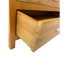 Armoire Penderie Azka en Teck 115x60x187 cm