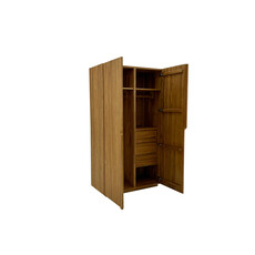 Armoire Penderie Presidio en Teck 115x57x212 cm