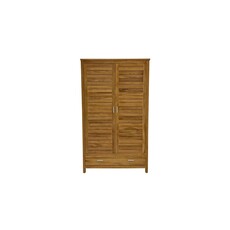 Armoire Penderie Azka en Teck 115x60x187 cm