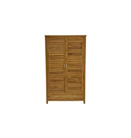 Armoire Penderie Azka en Teck 115x60x187 cm