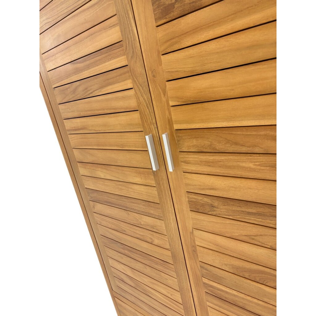 Armoire Penderie Azka en Teck 115x60x187 cm