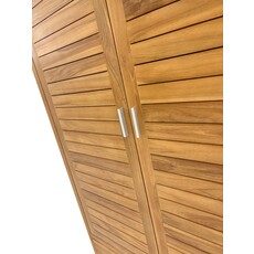 Armoire Penderie Azka en Teck 115x60x187 cm