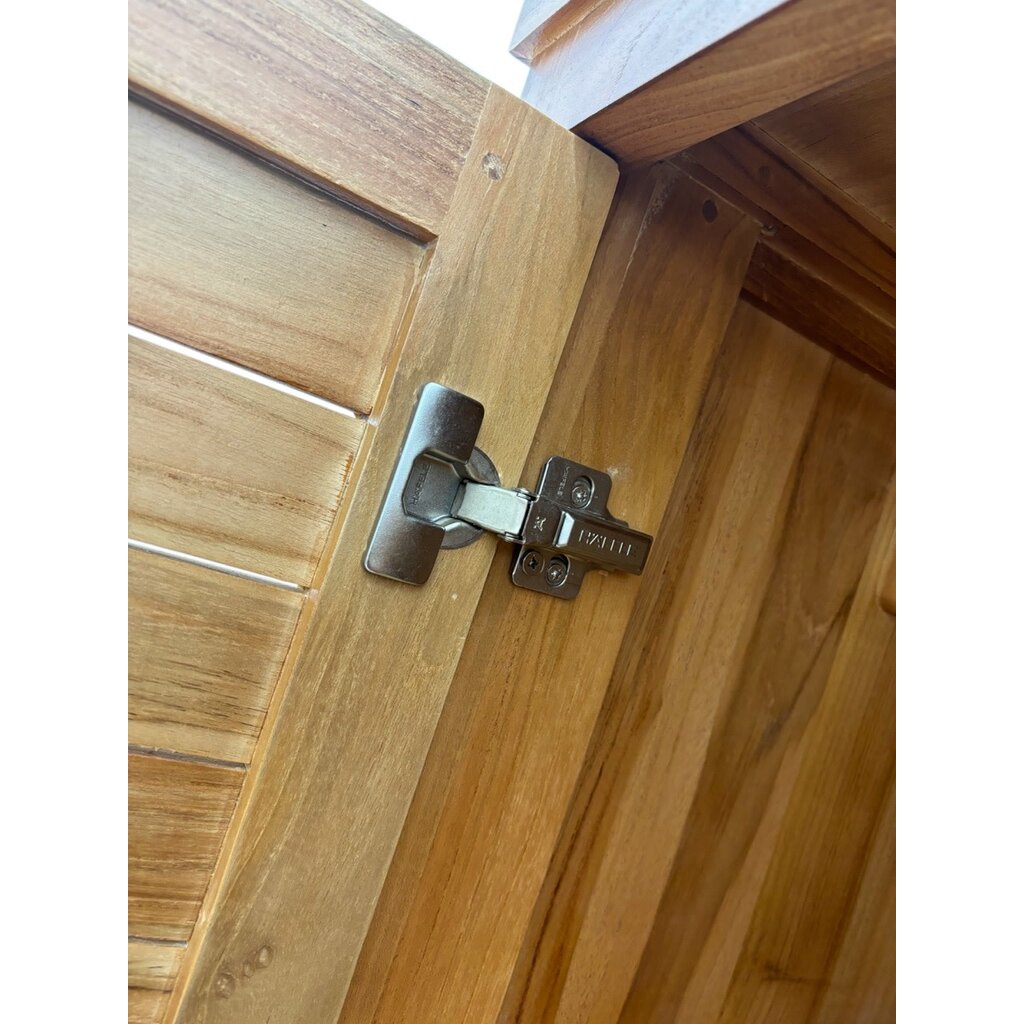 Armoire Penderie Azka en Teck 115x60x187 cm
