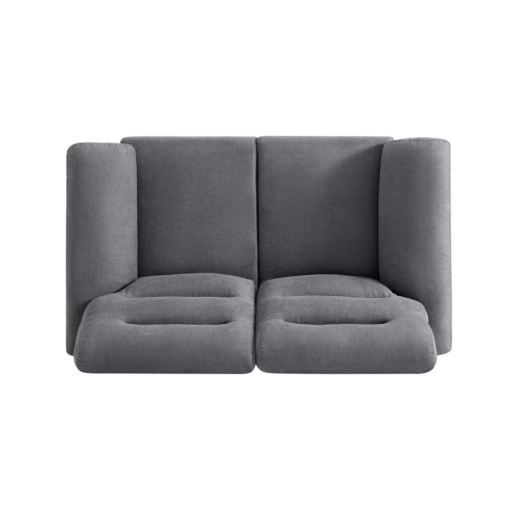 Sofa 2 Places Lydia 150x85x85 cm Gris