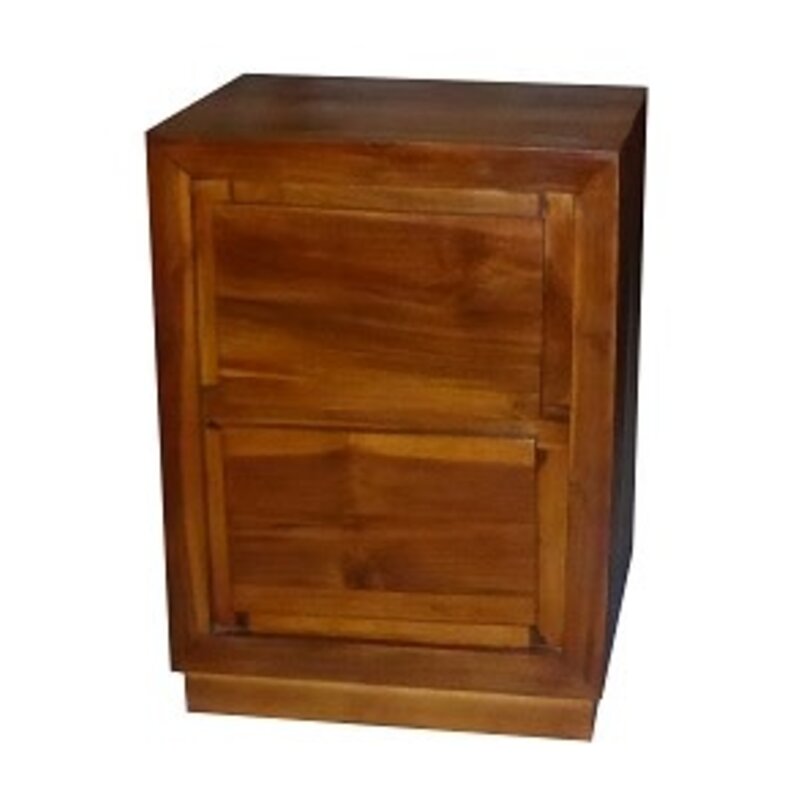 Table de chevet  2 tiroirs (354-042)