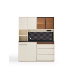 Vaisselier moderne surface en verre 160 cm
