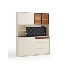 Vaisselier moderne surface en verre 160 cm