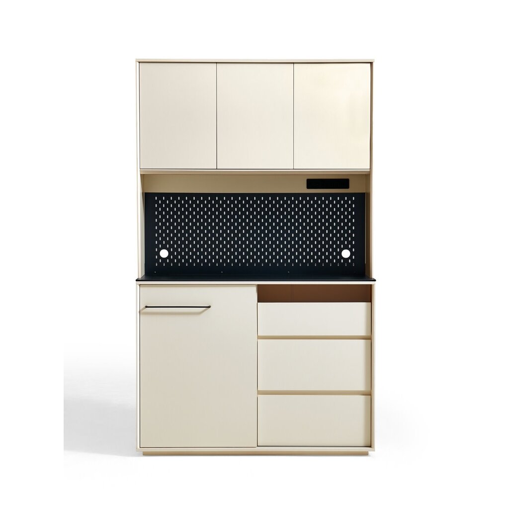 Vaisselier moderne surface en verre 120 cm