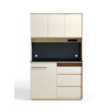 Vaisselier moderne surface en verre 120 cm
