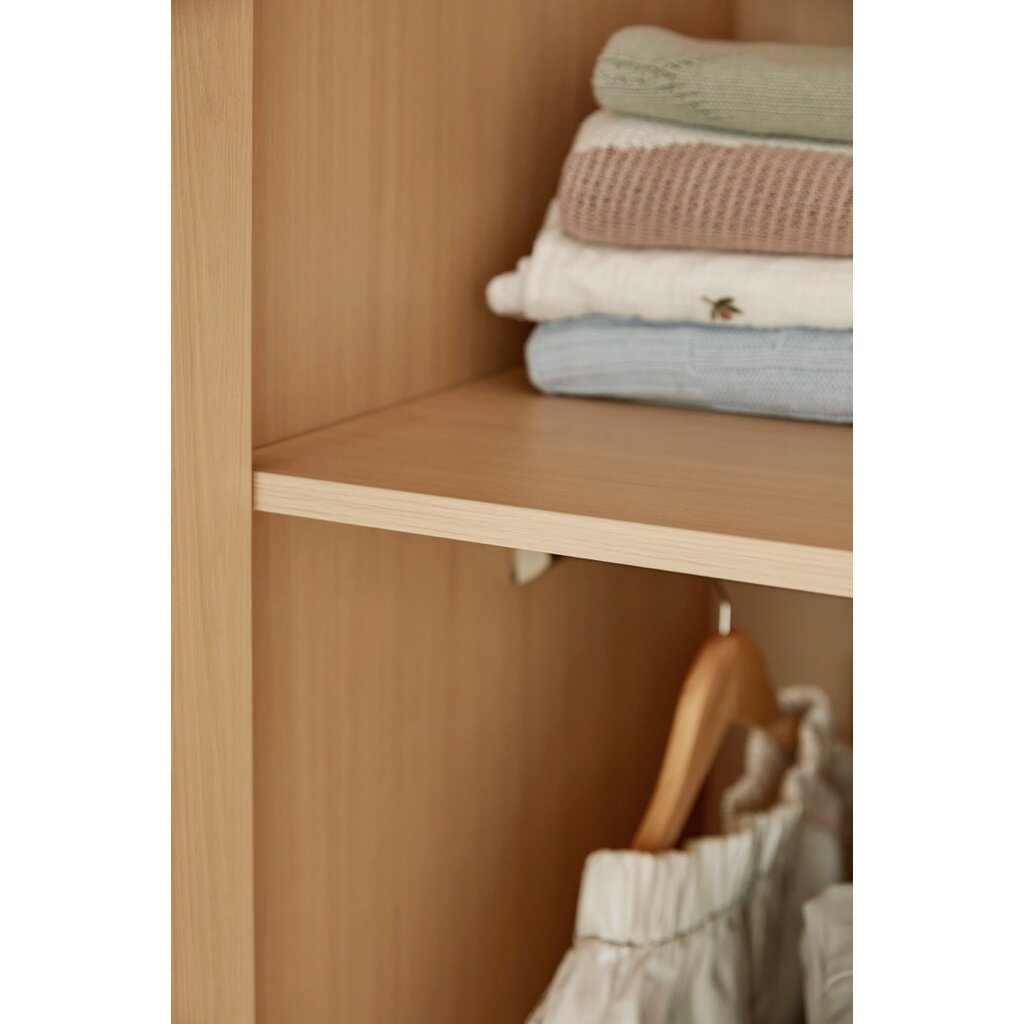 Armoire 5 portes 2 tiroirs 160 cm Bois