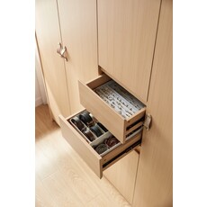 Armoire 5 portes 2 tiroirs 160 cm Bois