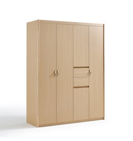 Armoire 3 portes 160 cm Bois