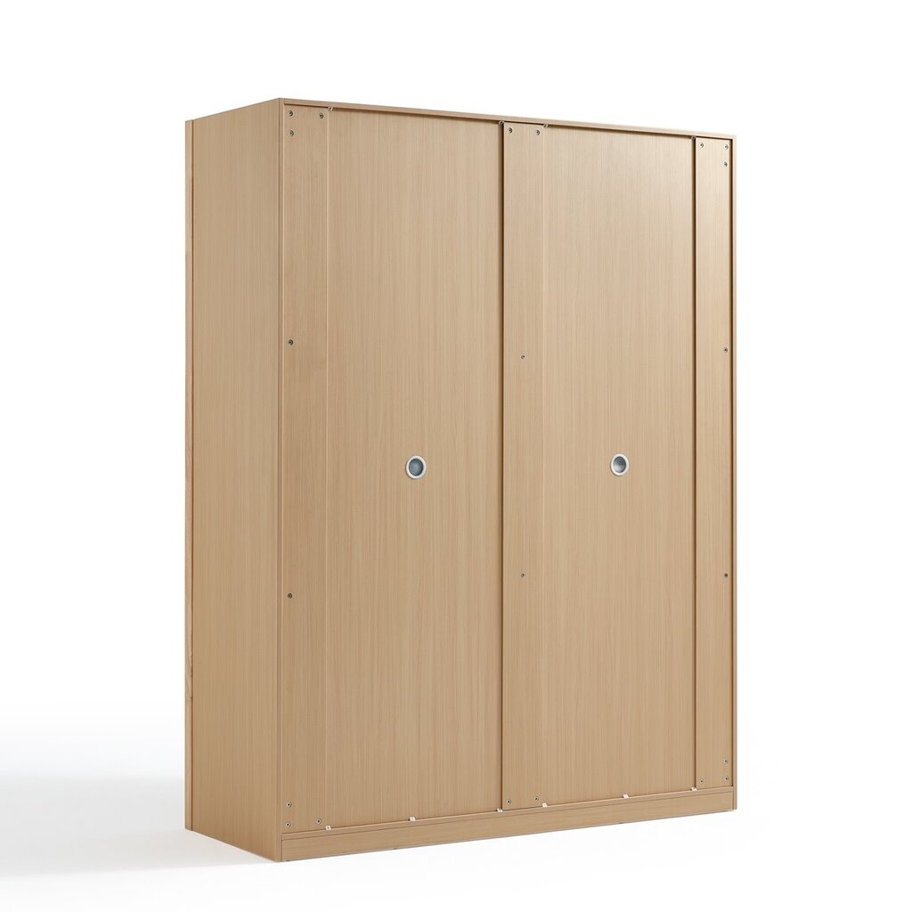 Armoire 5 portes 2 tiroirs 160 cm Bois