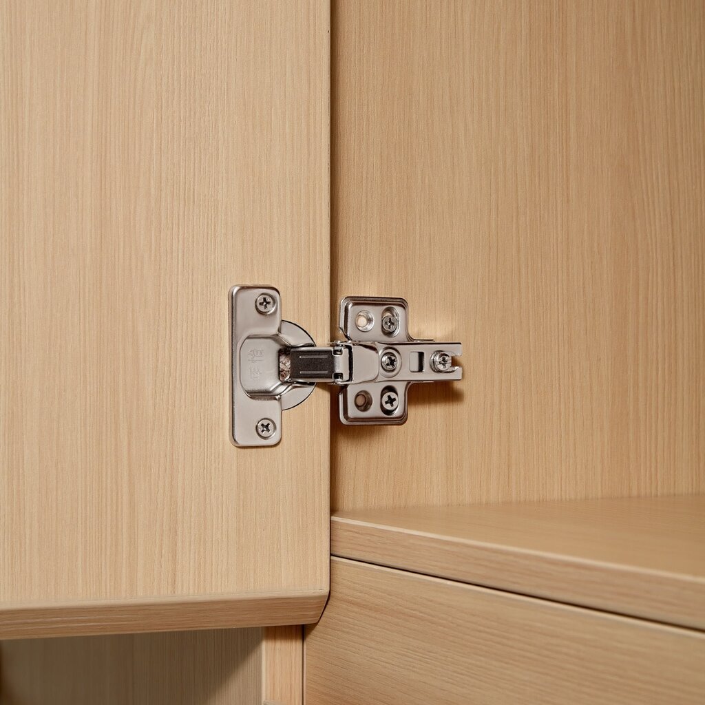 Armoire 5 portes 2 tiroirs 160 cm Bois