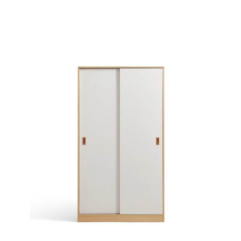 Armoire penderie 2 portes coulissantes 100 cm