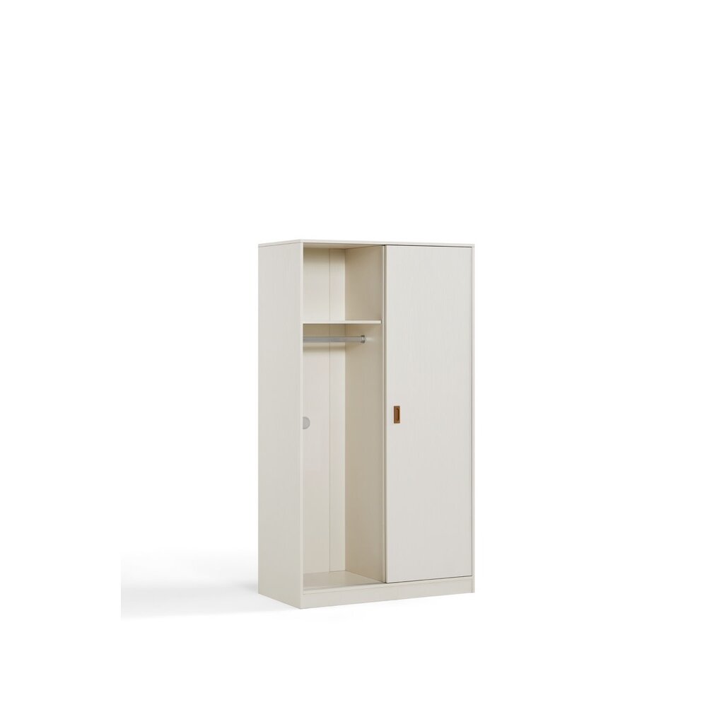Armoire penderie 2 portes coulissantes 100 cm Blanc