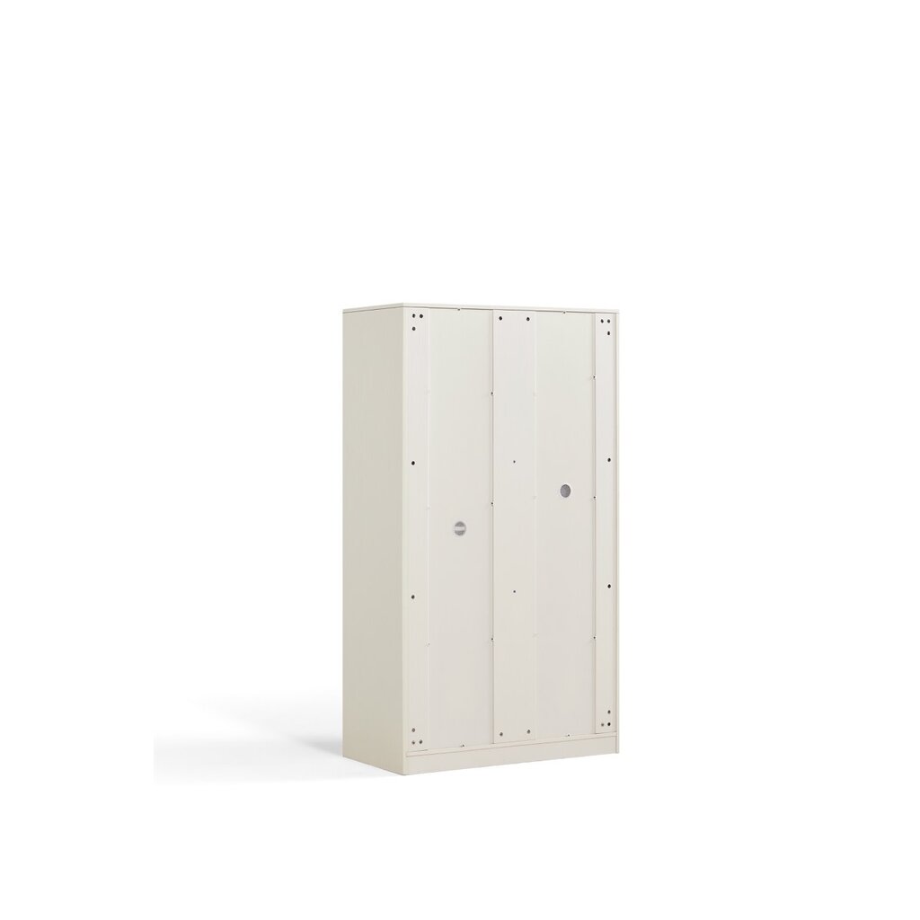 Armoire penderie 2 portes coulissantes 100 cm Blanc