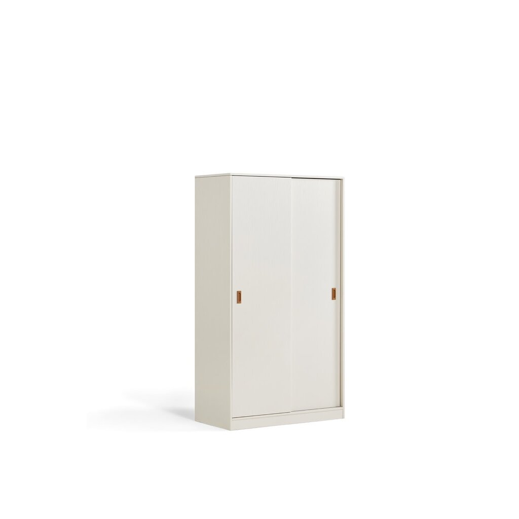 Armoire penderie 2 portes coulissantes 100 cm Blanc