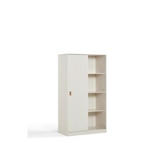 Armoire penderie 2 portes coulissantes 100 cm Blanc