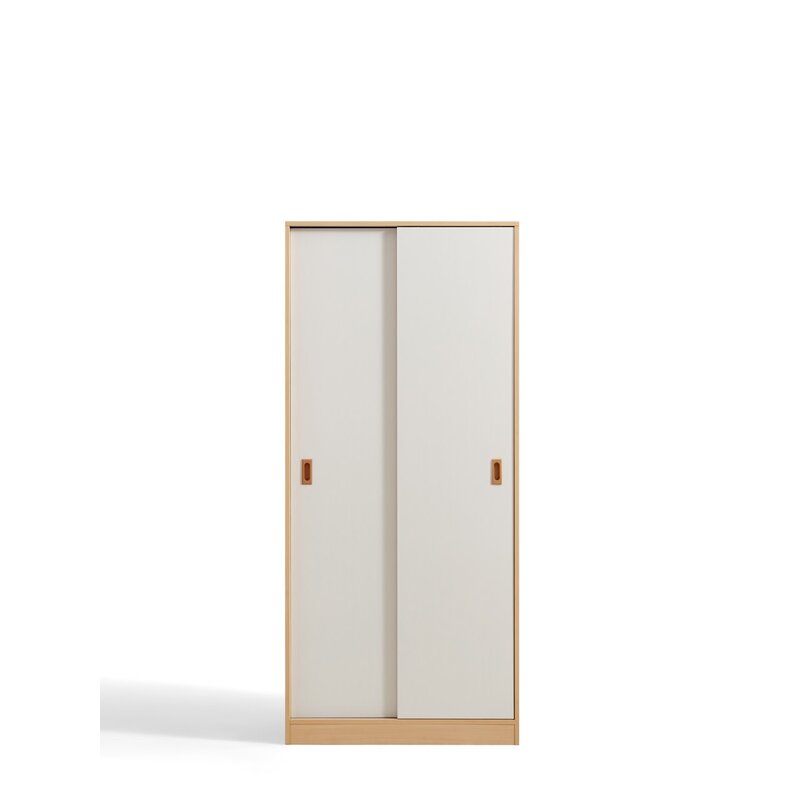 Armoire penderie 2 portes coulissantes 80 cm