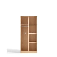 Armoire penderie 2 portes coulissantes 80 cm