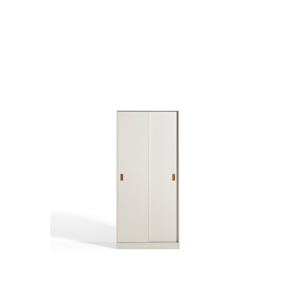 Armoire penderie 2 portes coulissantes 80 cm Blanc