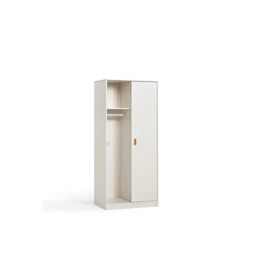 Armoire penderie 2 portes coulissantes 80 cm Blanc